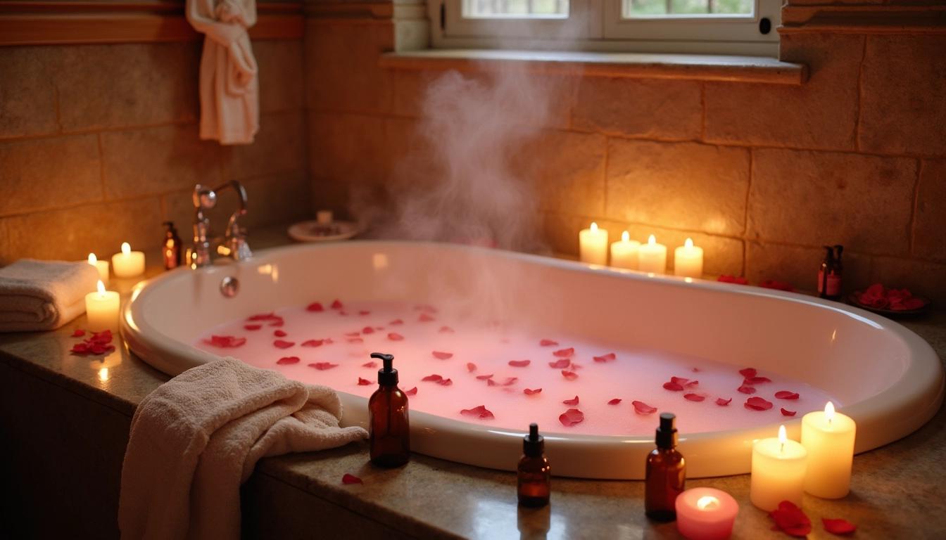 Bain-relaxant-romantique-recette-aux-huiles-essentielles Casa Vecchia