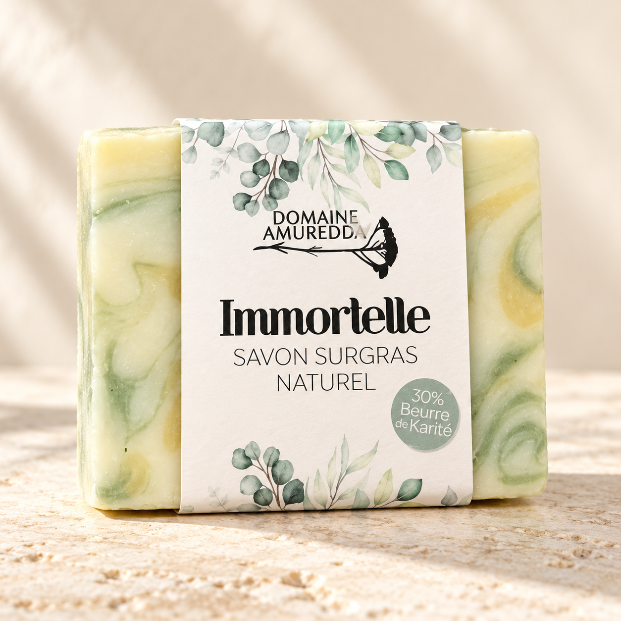 Savon surgras à l'Immortelle de Corse - AMURREDA