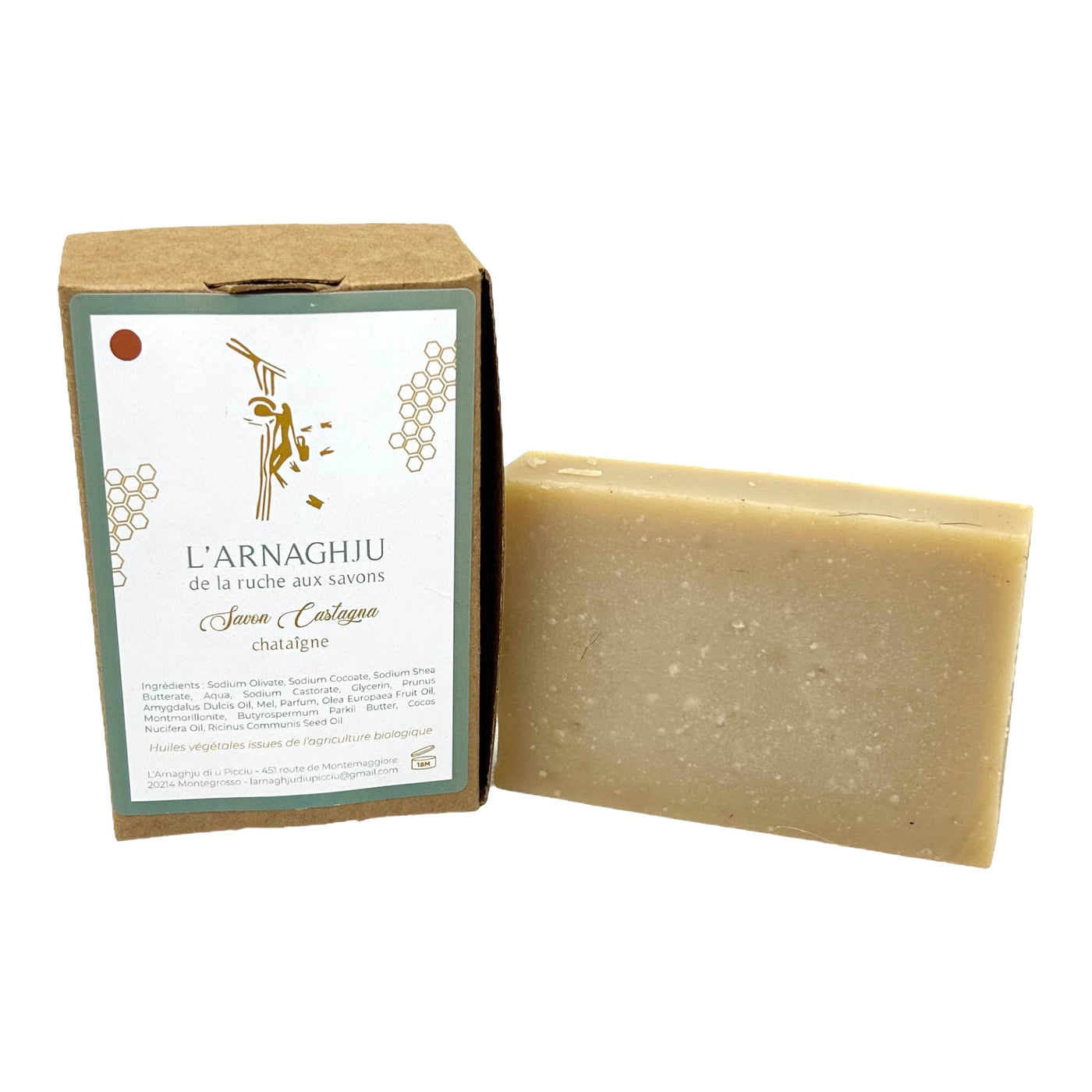 Savon surgras Castagna Chataigne - 100g