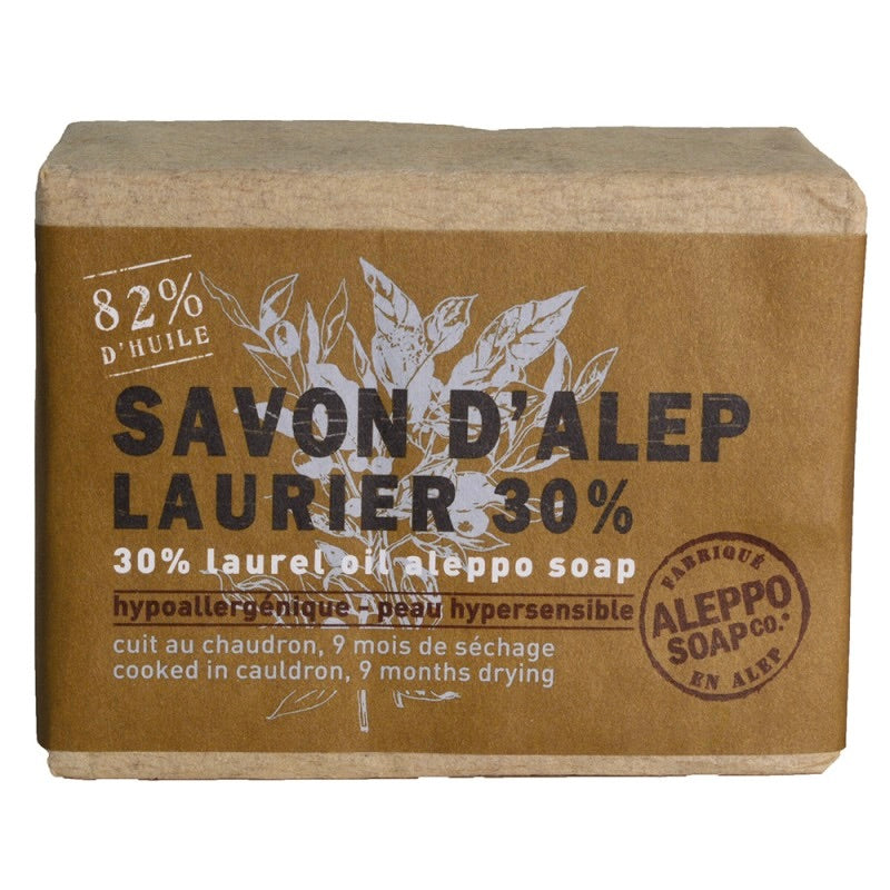 Savon d'Alep surgras 30% huile de laurier 200g