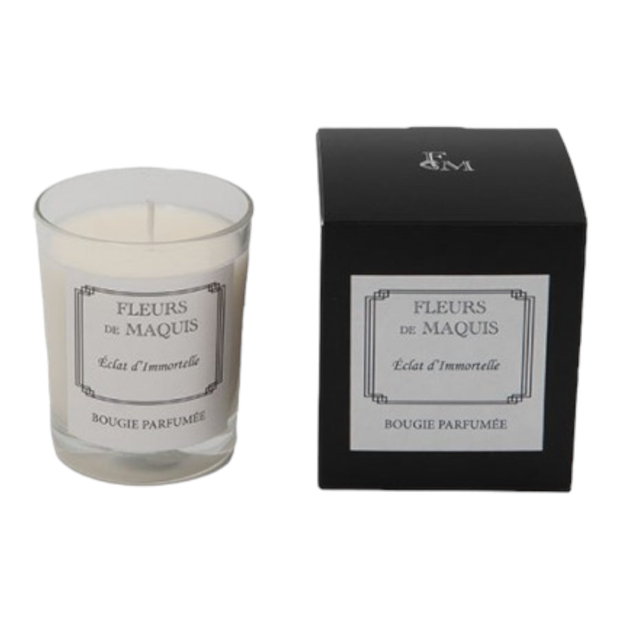 Bougie parfumée éclat d'Immortelle de Corse