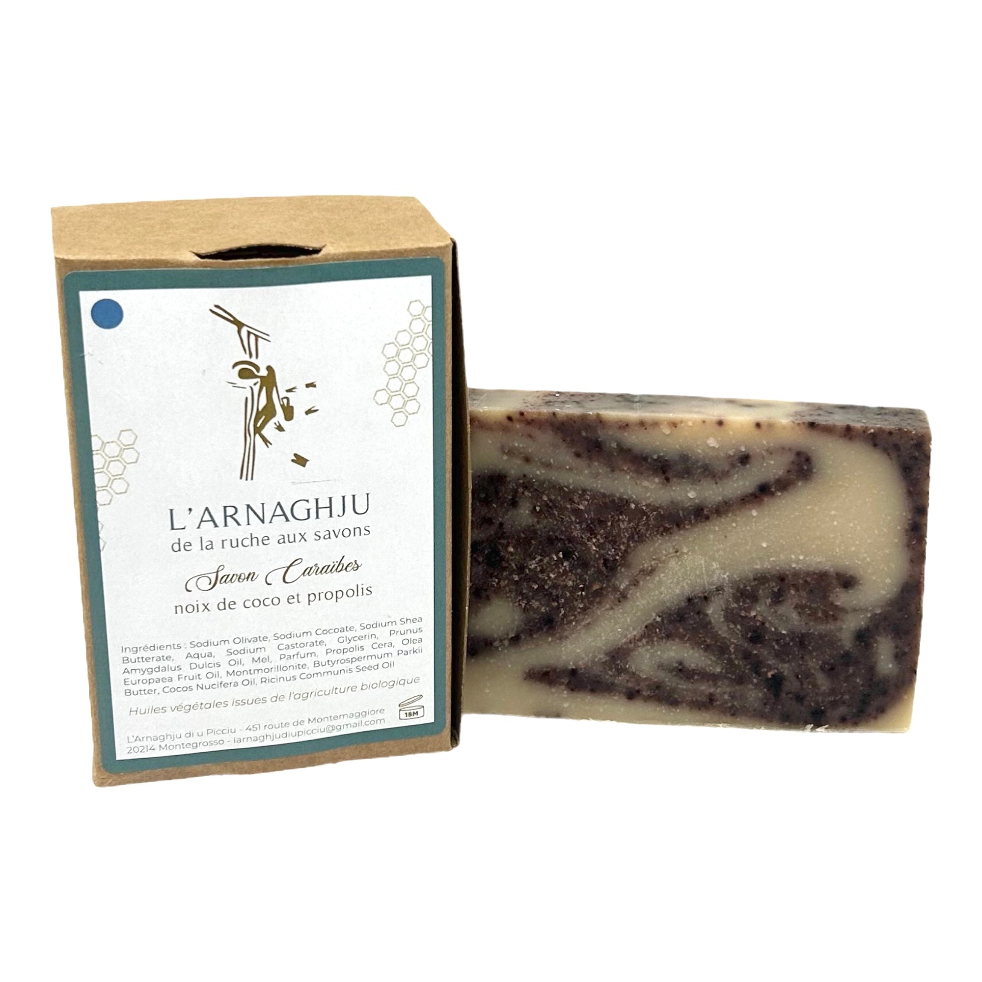 Savon Caraïbes Coco et Propolis - 100g