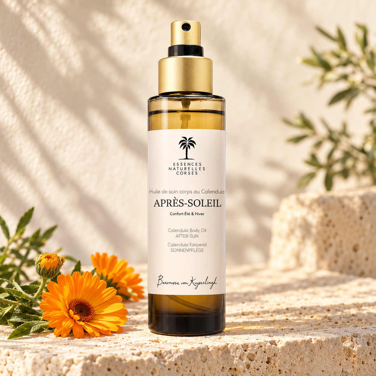 Huile de soin Après Soleil Essences naturelles corses 100ml