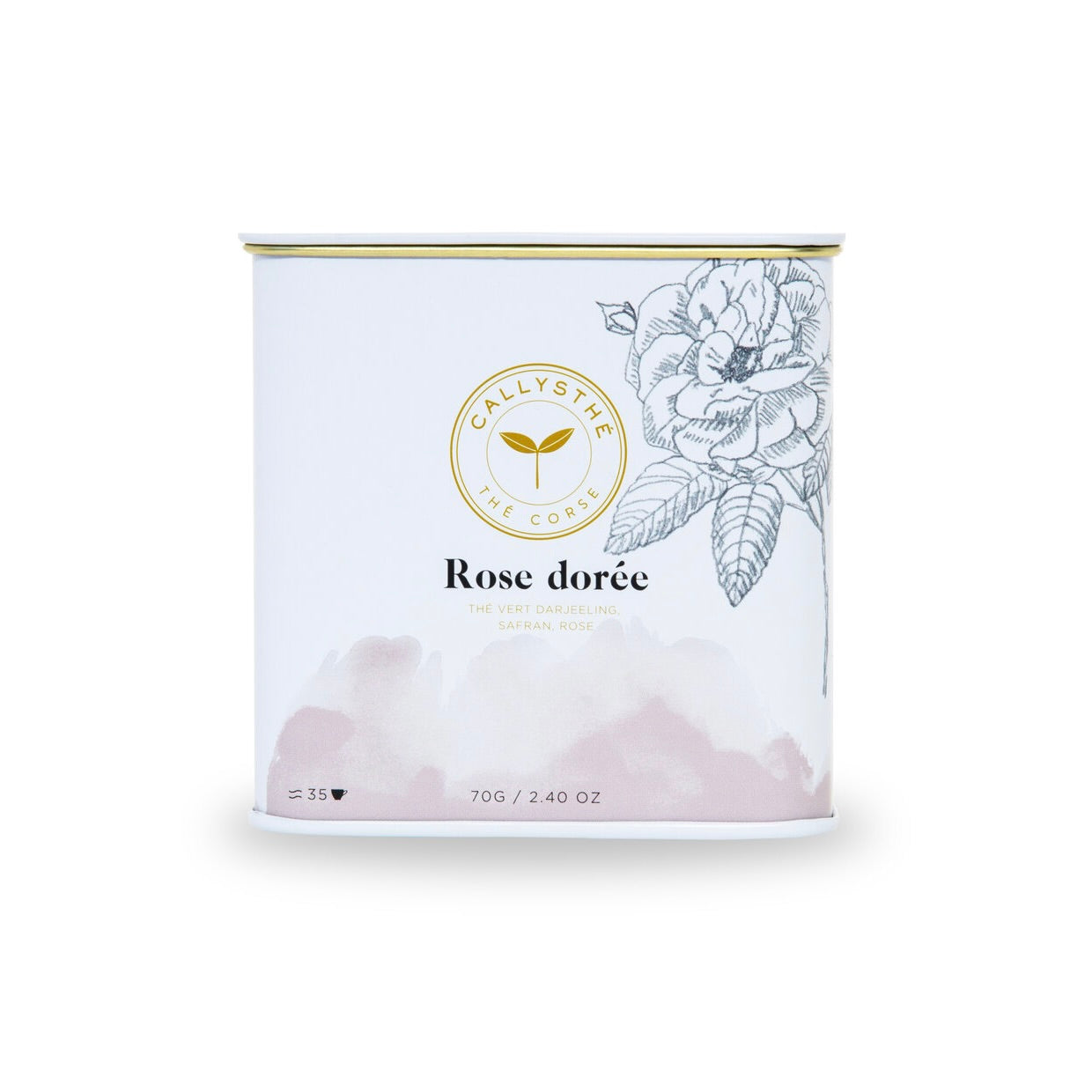 Rose dorée - Thé vert, safran et rose de Callysthé