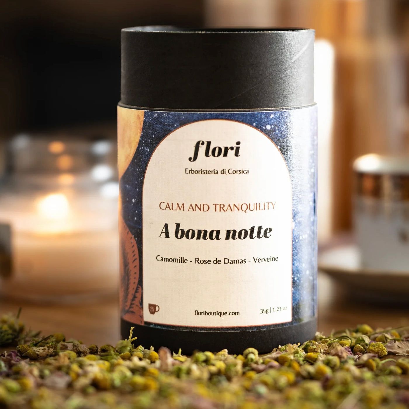 Infusion Bio Camomille, Rose de Damas et Verveine FLORI 70g