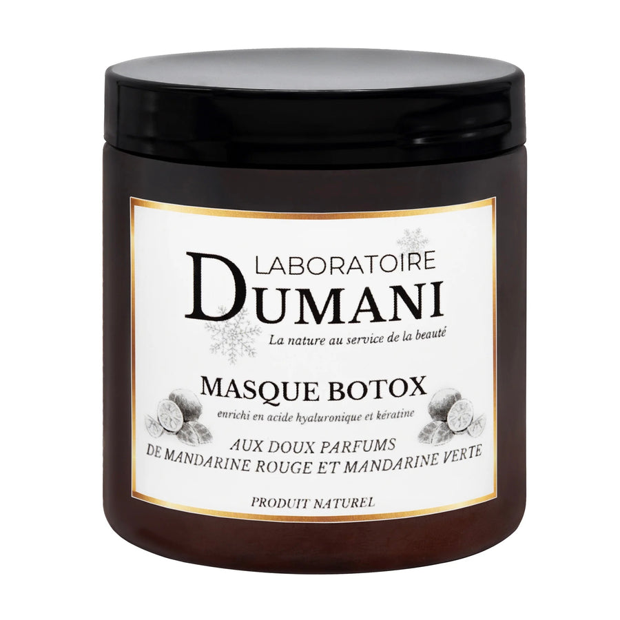 Masque capillaire kératine et Botox réparateur Laboratoire Dumani 250g