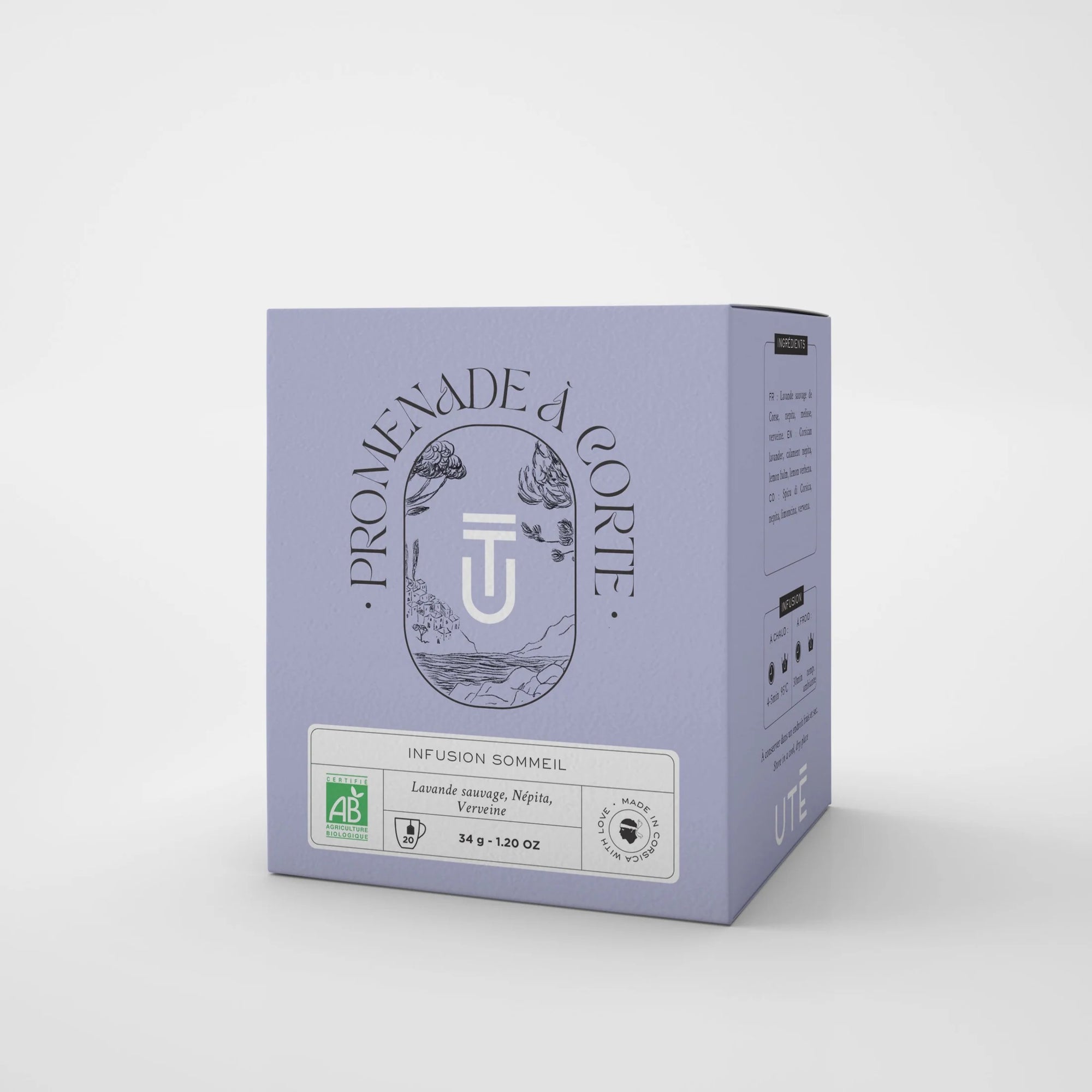 Promenade à Corte - Infusion sommeil Bio Callysthé UTÉ