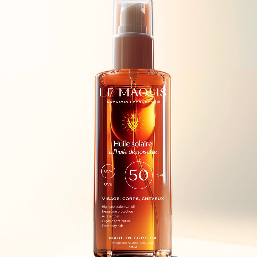 Huile solaire SPF 50 Le Maquis