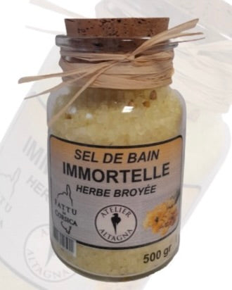 Sels de bain à l'Immortelle de Corse Capu di Altagna 500g
