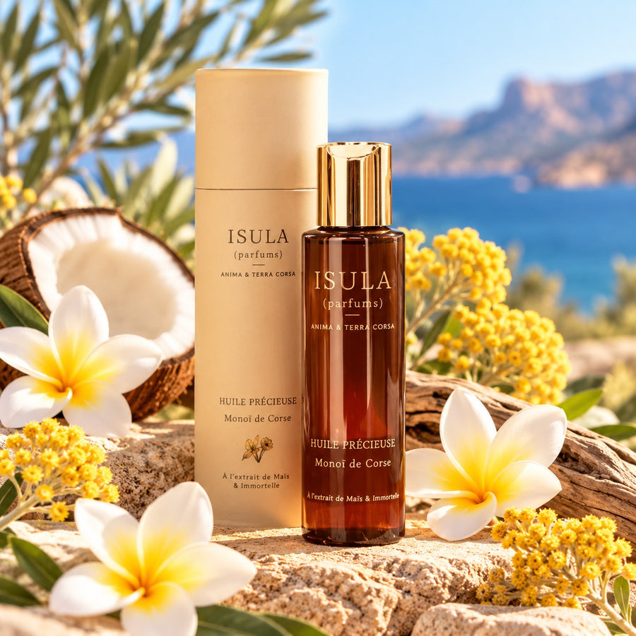 Huile Précieuse Monoï Fleur de Tiaré Isula Parfums