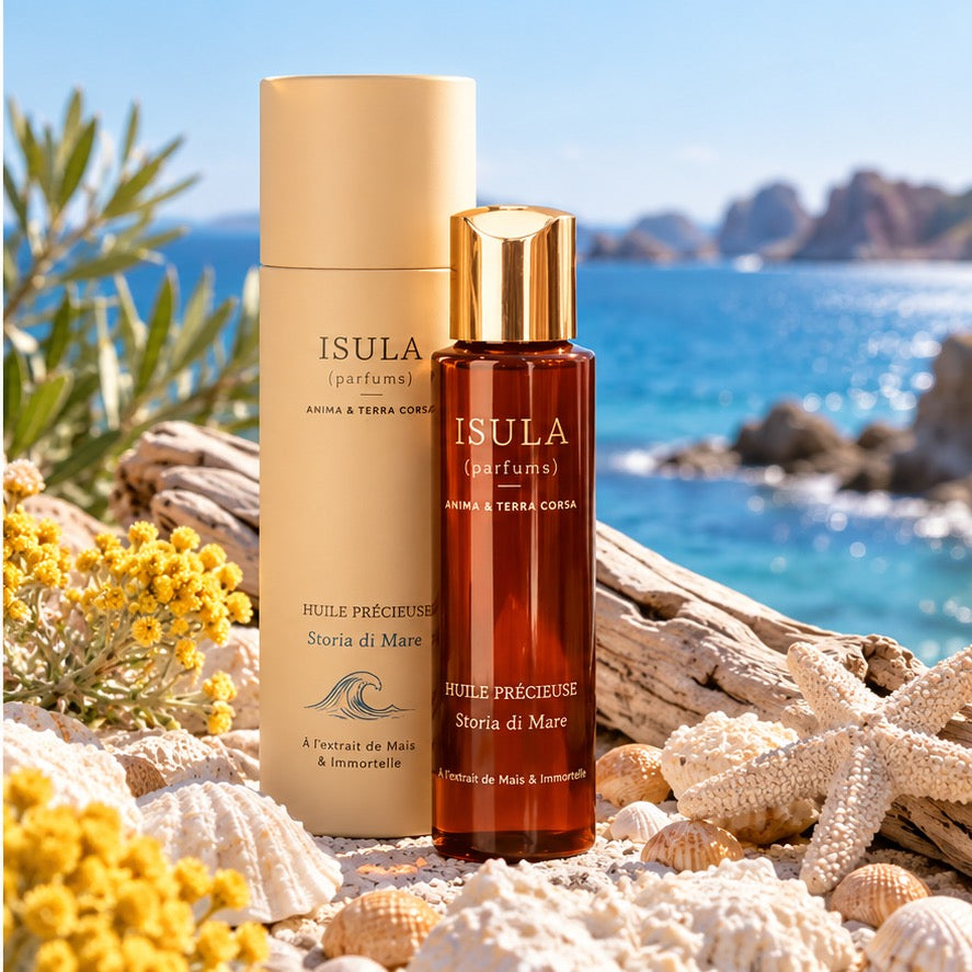 Huile précieuse Storia di Mare, histoire de mer Isula Parfums 100ml