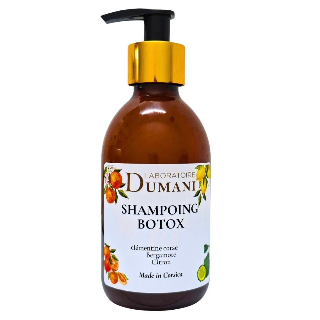 Shampooing Botox Clémentine Corse, Bergamote & Citron Laboratoire Dumani 250ml