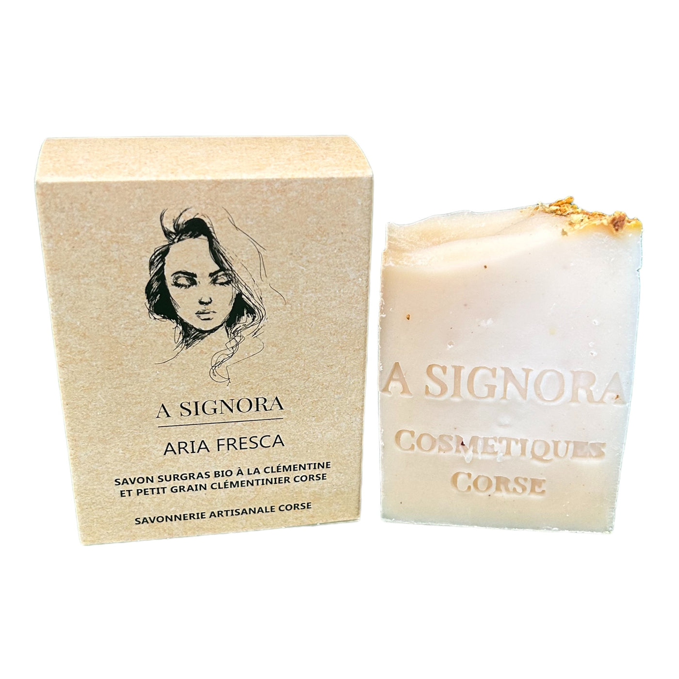 Savon surgras à la Clémentine de Corse ARIA FRESCA 100g