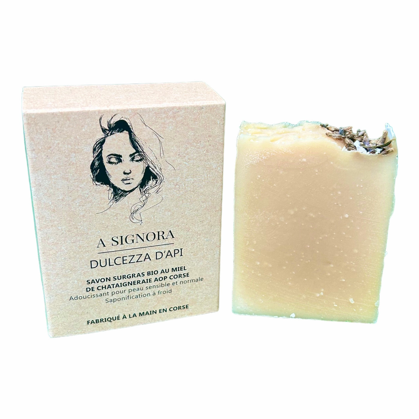 Savon surgras au miel Dulcezza d'api  A SIGNORA 100g