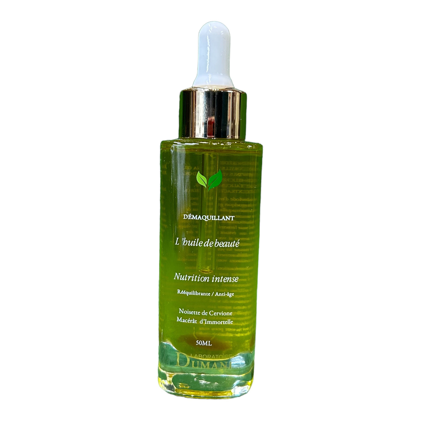 Huile démaquillante Prodigieuse immortelle de Corse Dumani  50ml