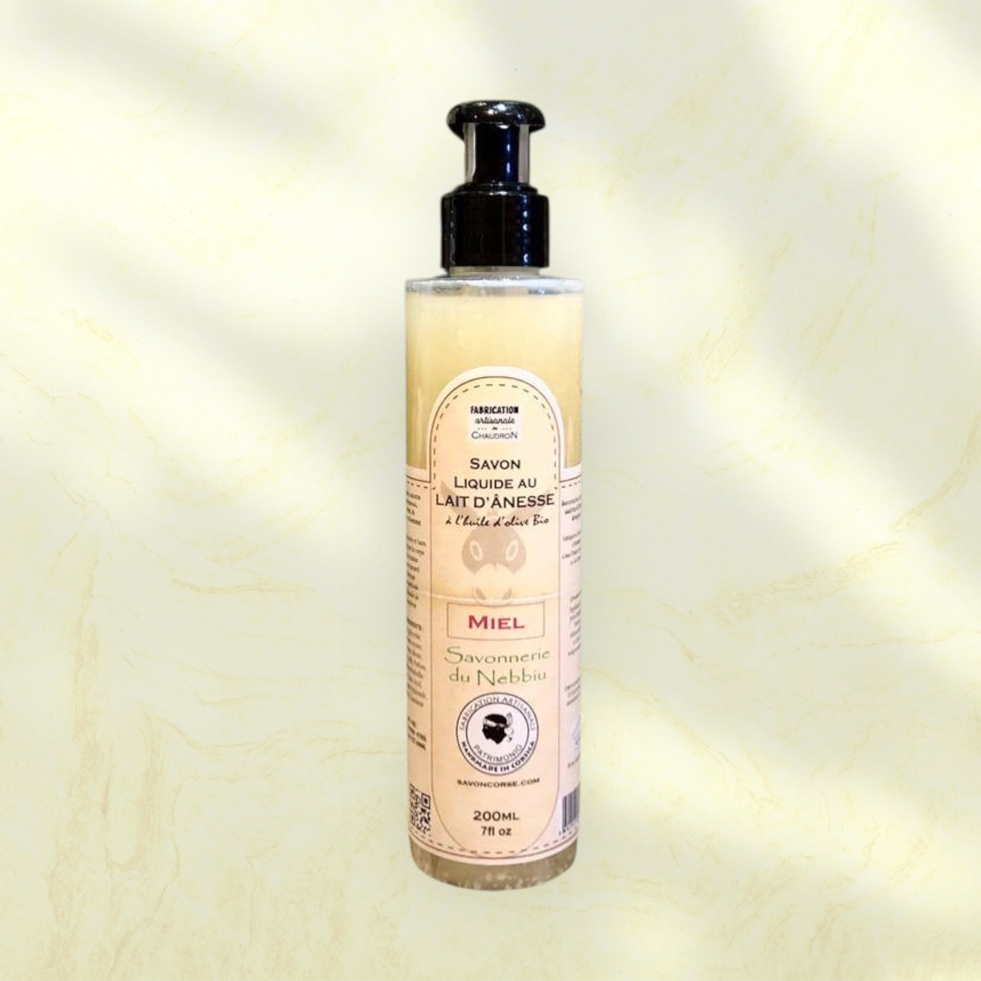 Savon lait d'ânesse et miel de Corse, Nebbiu 200ml