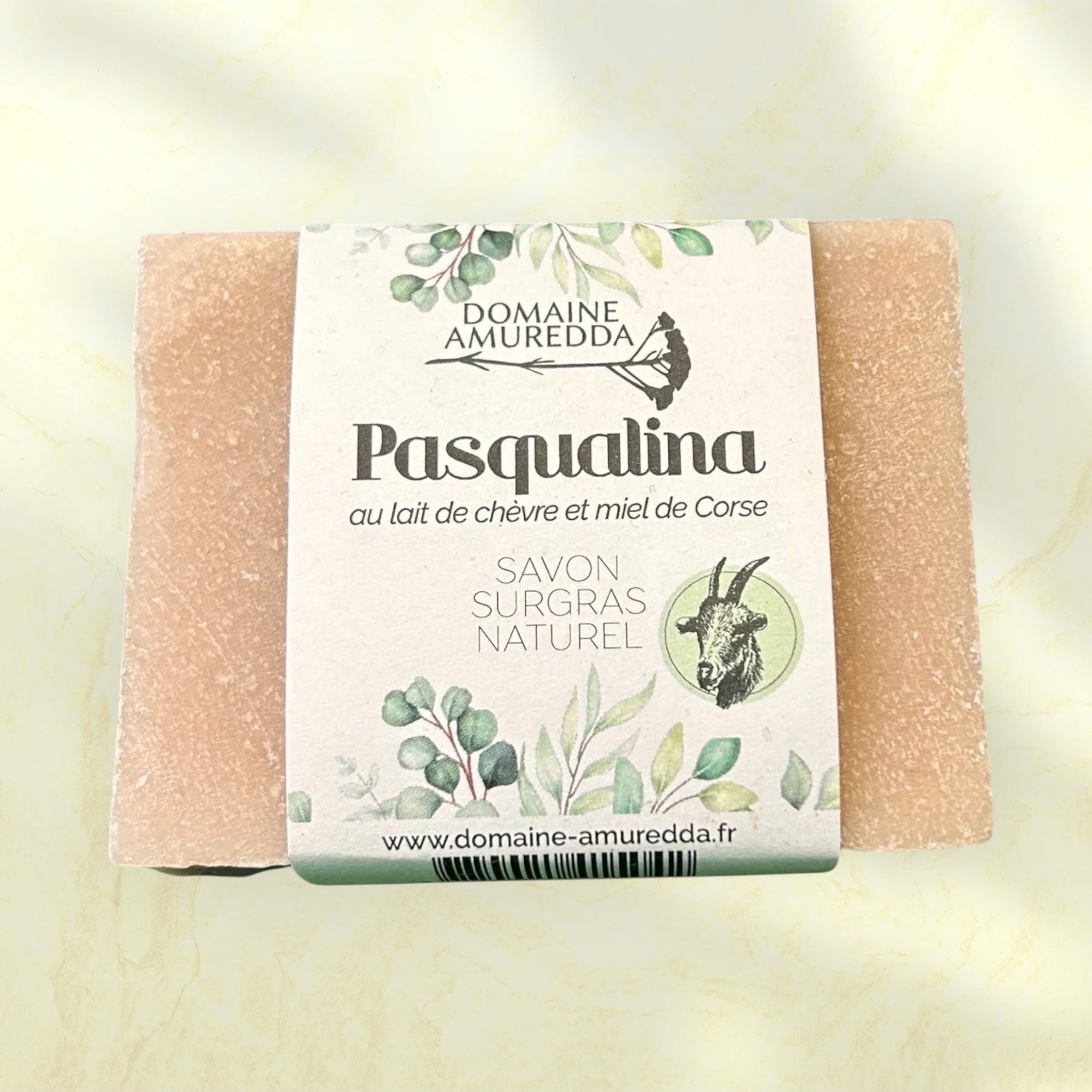 Savon Surgras au Miel et au Lait de Chèvre - Amuredda 100g