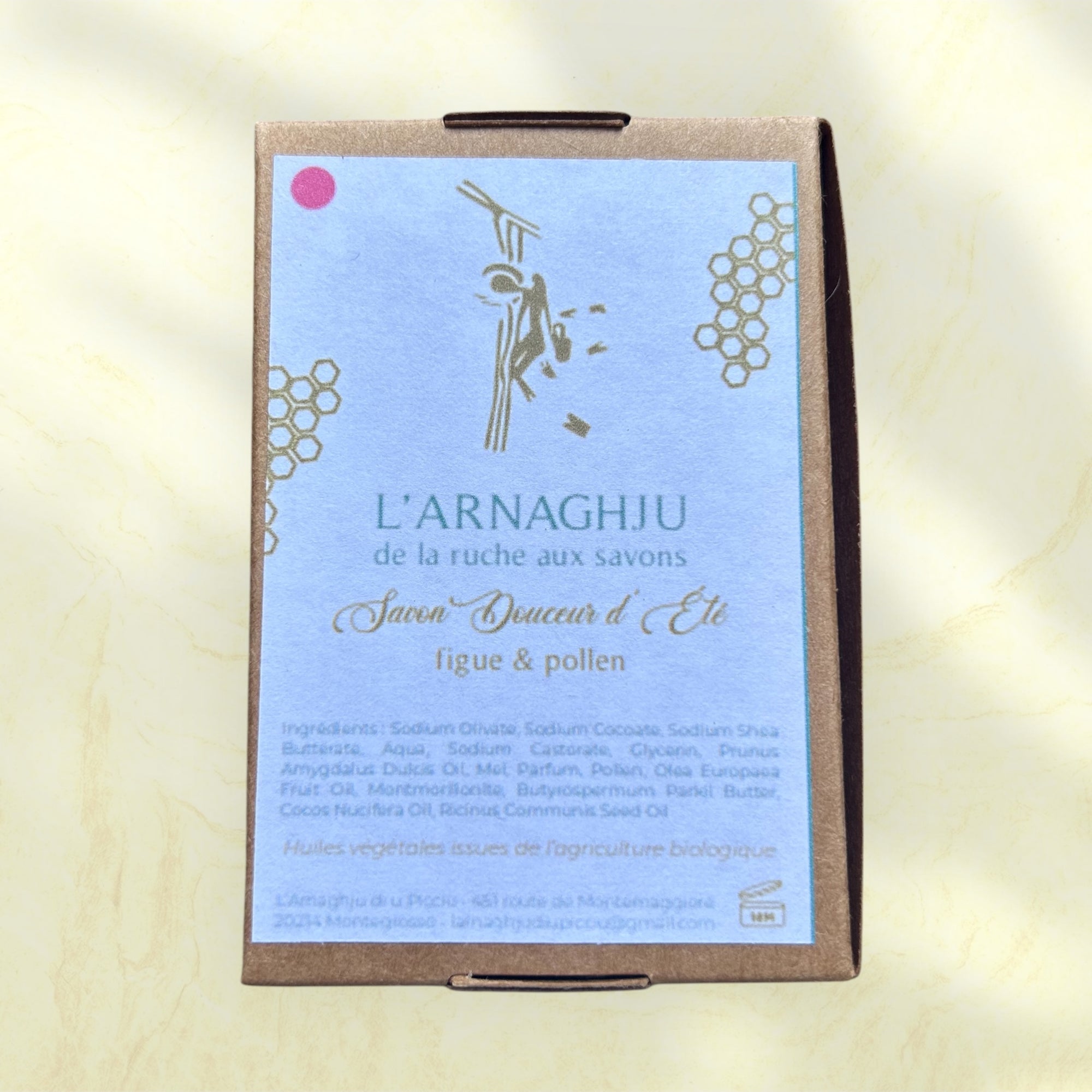 Savon surgras douceur d'été Figue et Pollen