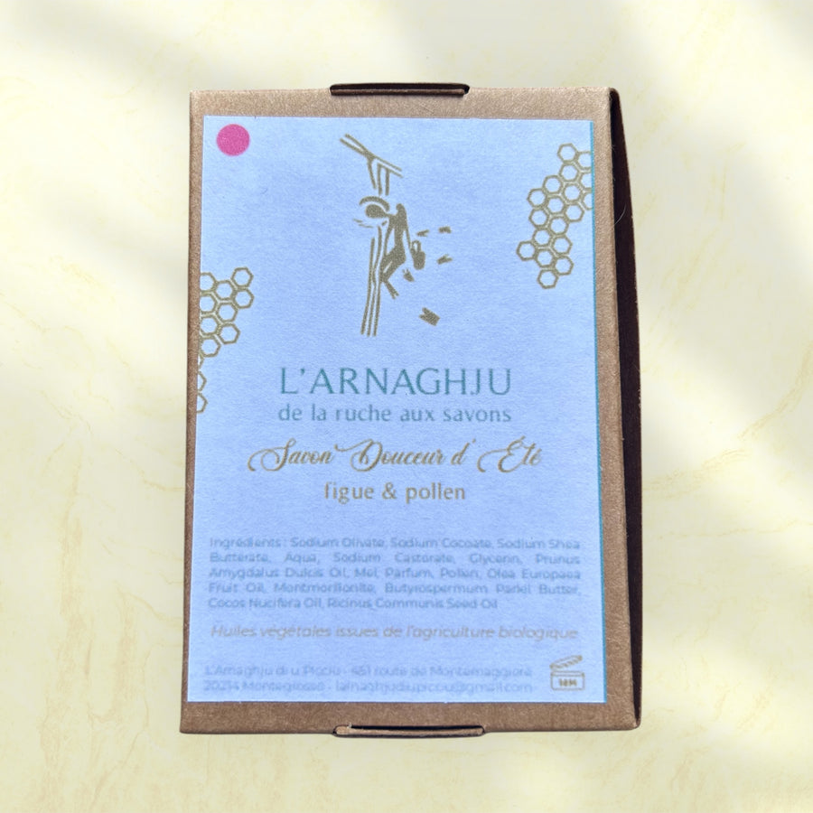 Savon surgras douceur d'été Figue et Pollen