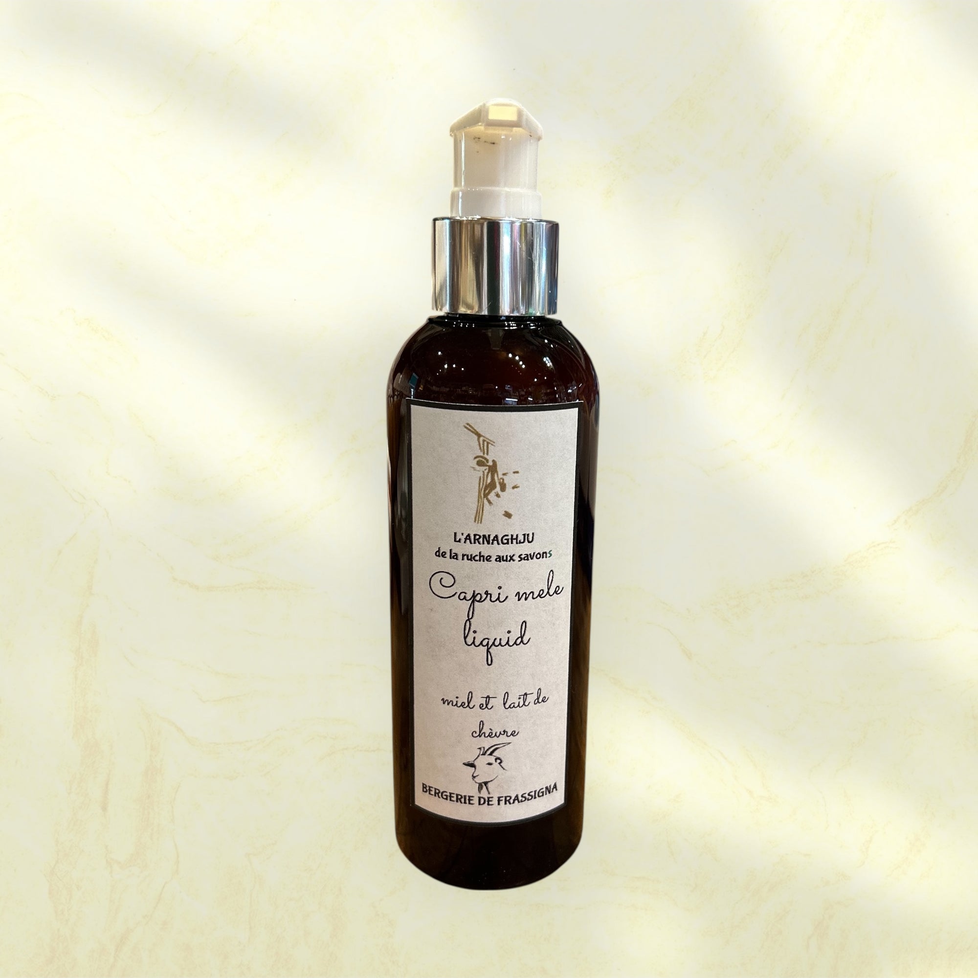Savon liquide Capri & Mele au lait de chèvre de L'Arnaghju di u Picciu
