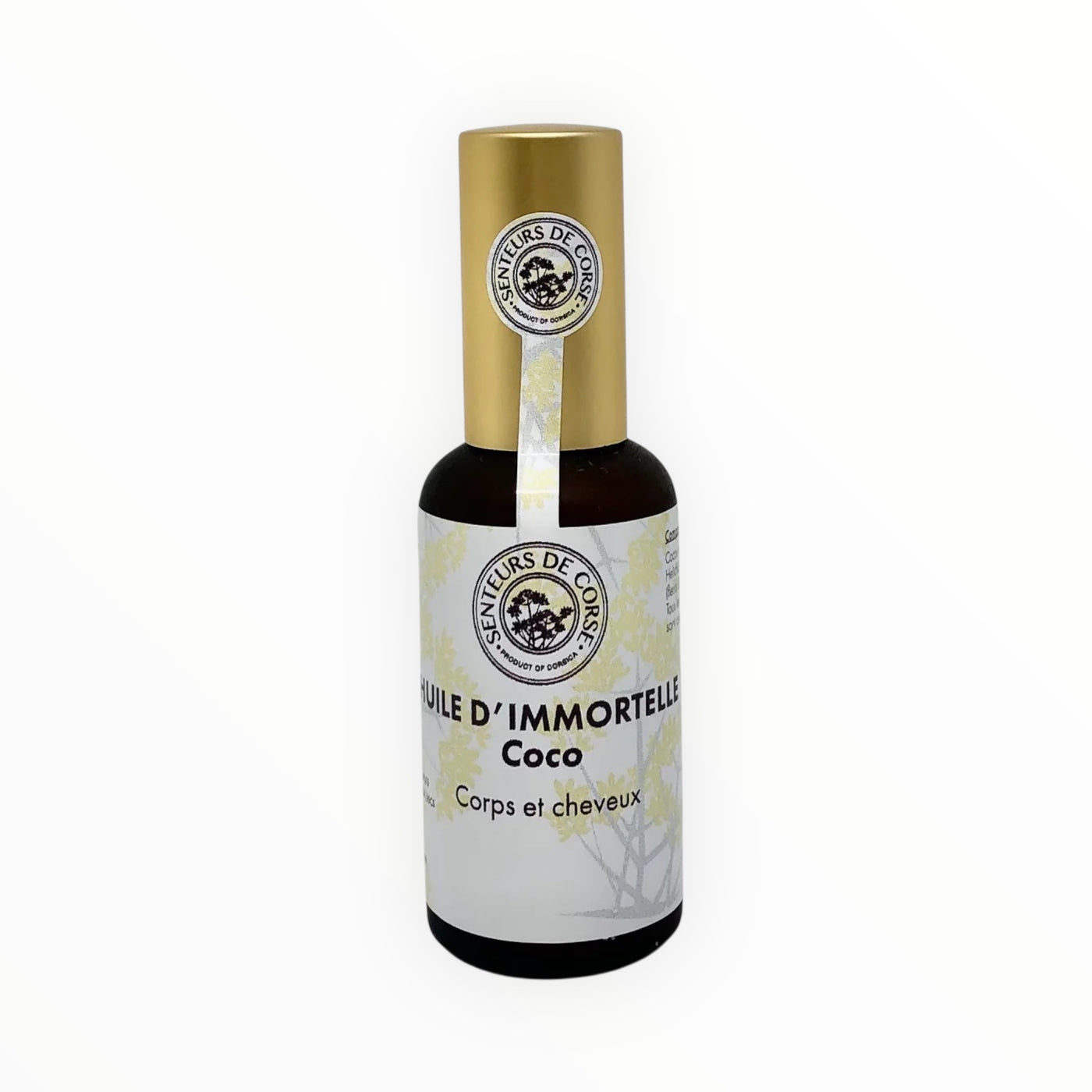 Huile d'Immortelle Corse et Huile de Coco Bio 50ml