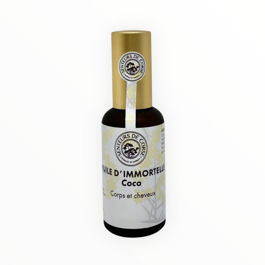 Huile d'Immortelle Corse et Huile de Coco Bio 50ml