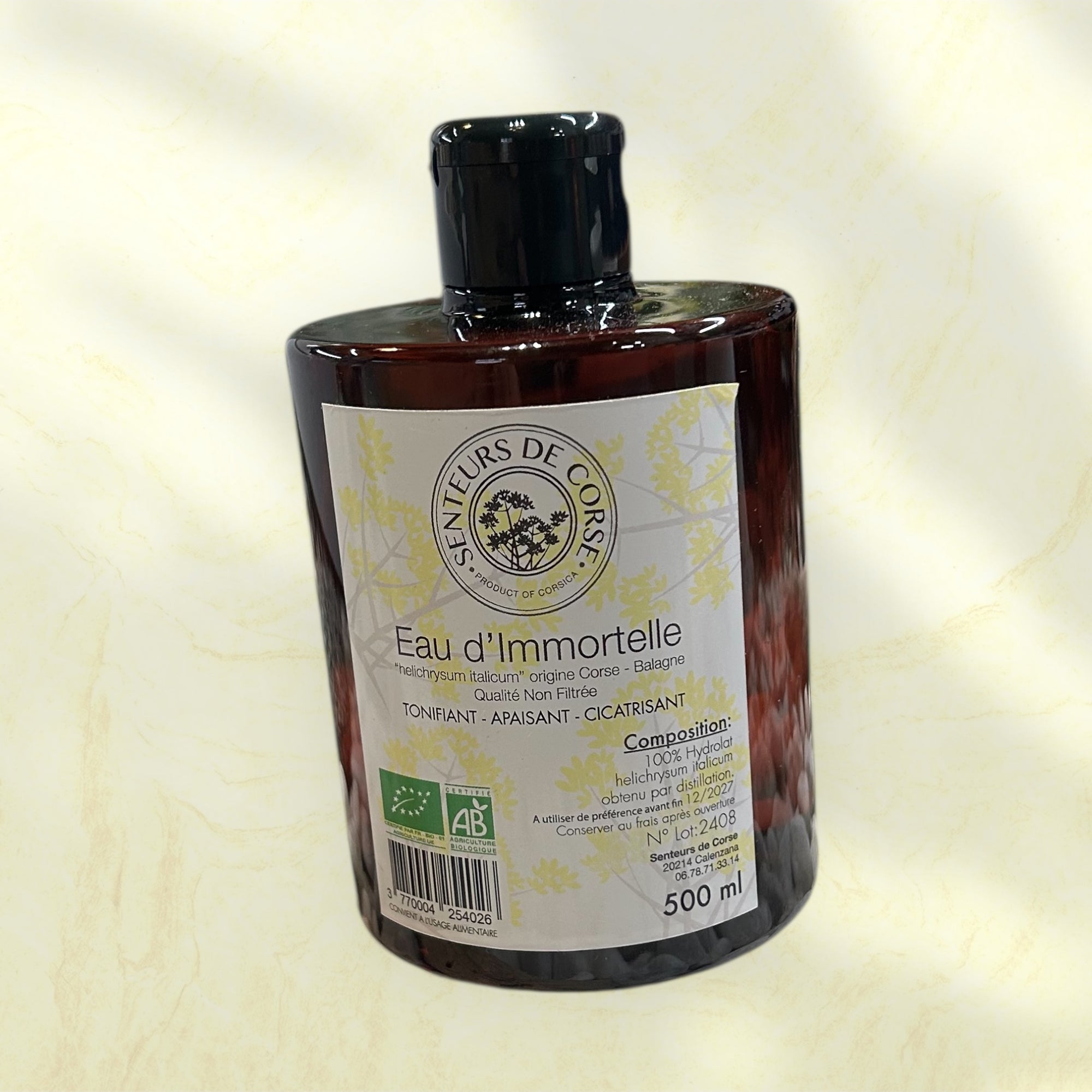 Immortelle de Corse Bio Eau Florale