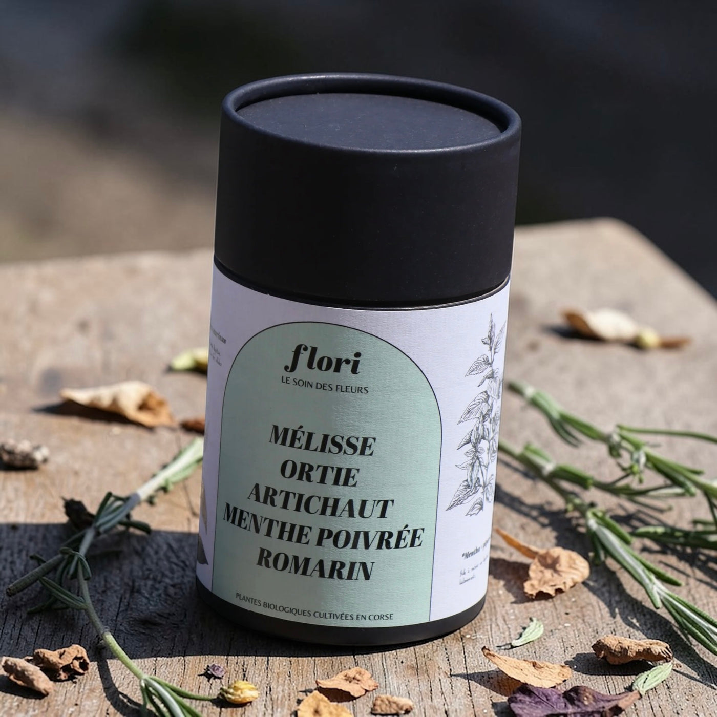 Infusion bio aux 5 plantes de Corse Flori le soin des fleurs 70g