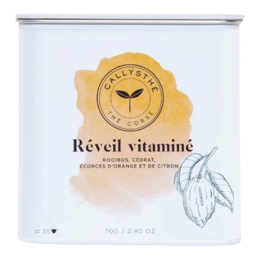 Infusion Réveil Vitaminé Rooïbos Citron Basilic Orange de Callysthé