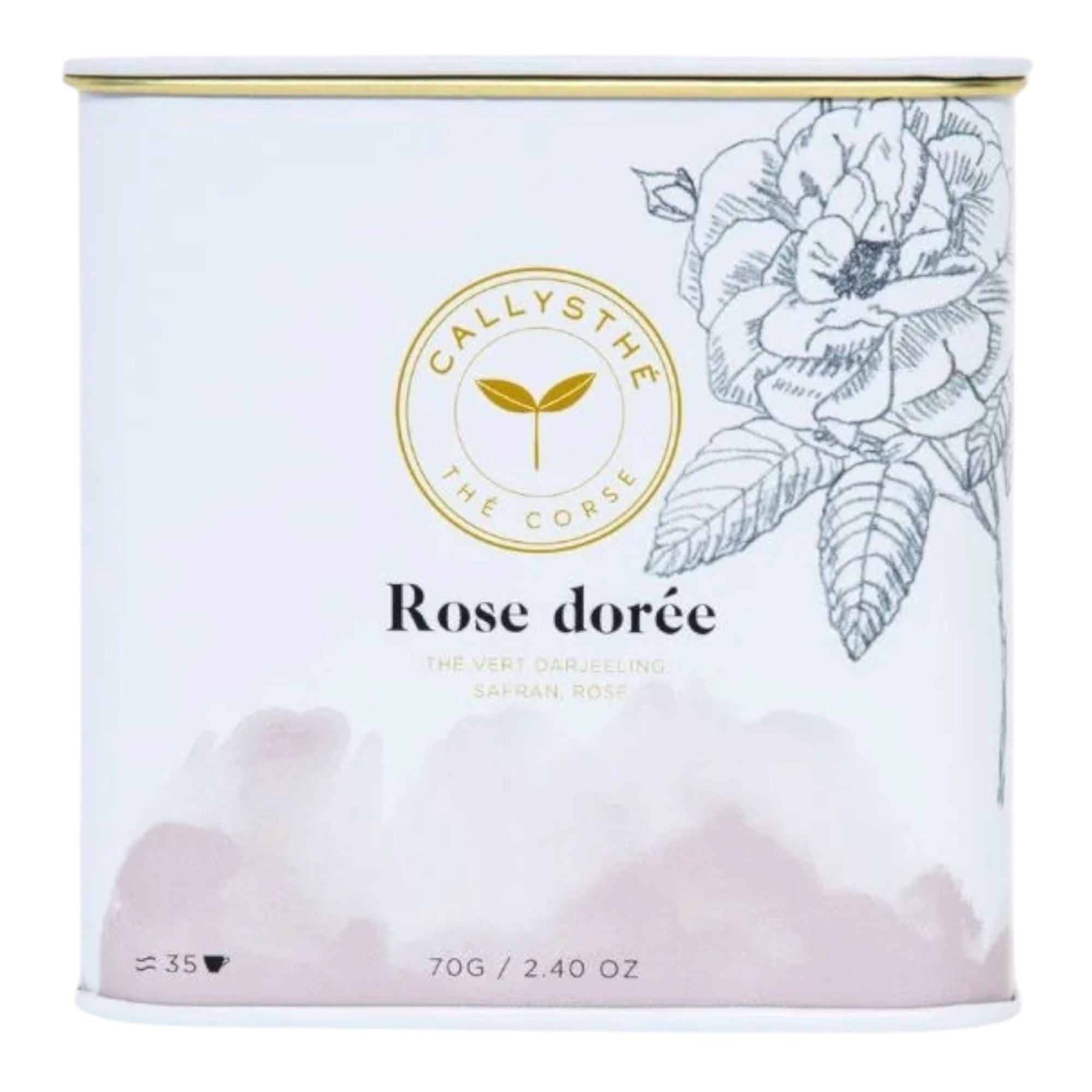 Rose Dorée Thé Vert Safran Rose Callysthé
