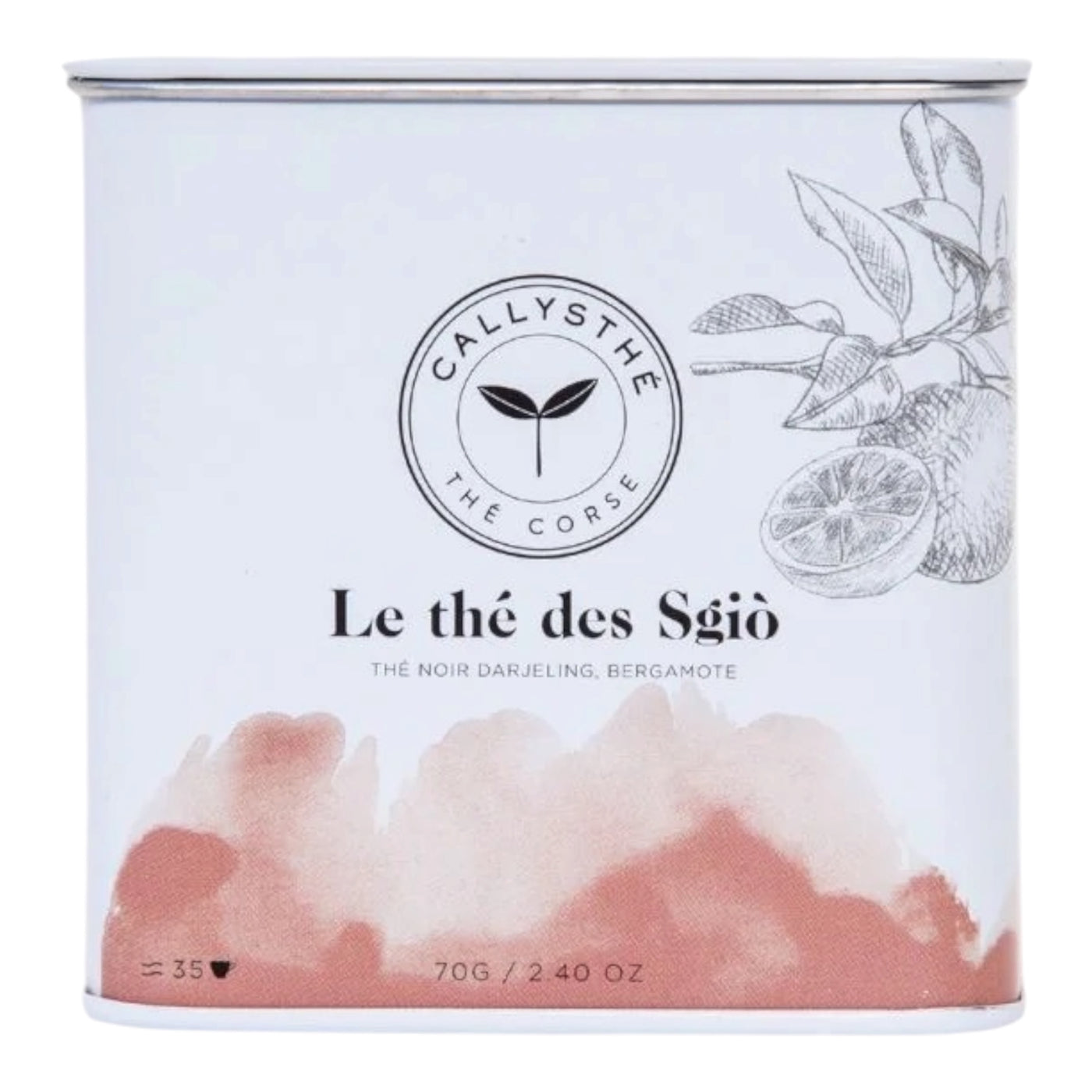 Le Thé des SgìòThé noir Darjeeling Bergamote Callysthé 70g