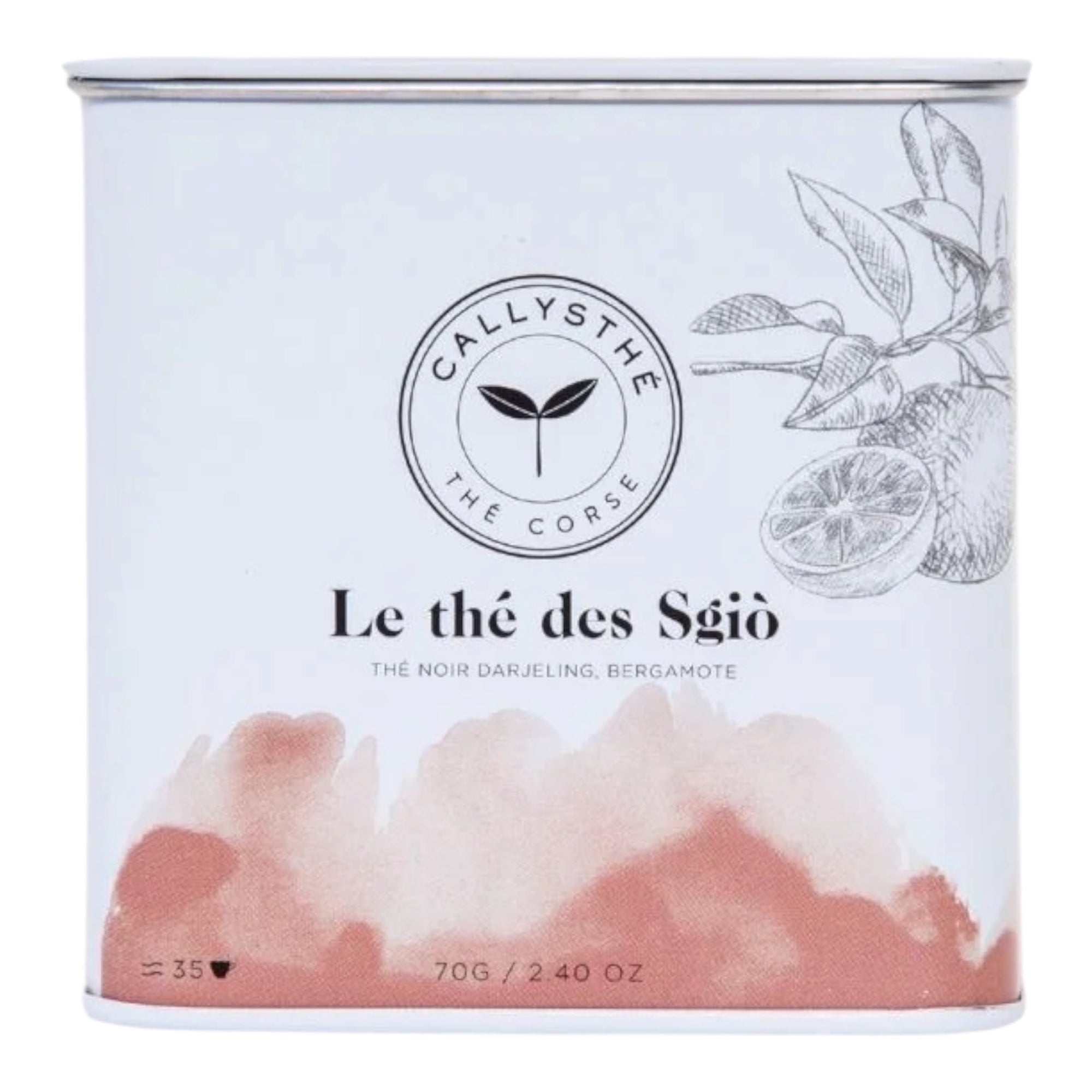 Le Thé des SgìòThé noir Darjeeling Bergamote Callysthé 70g