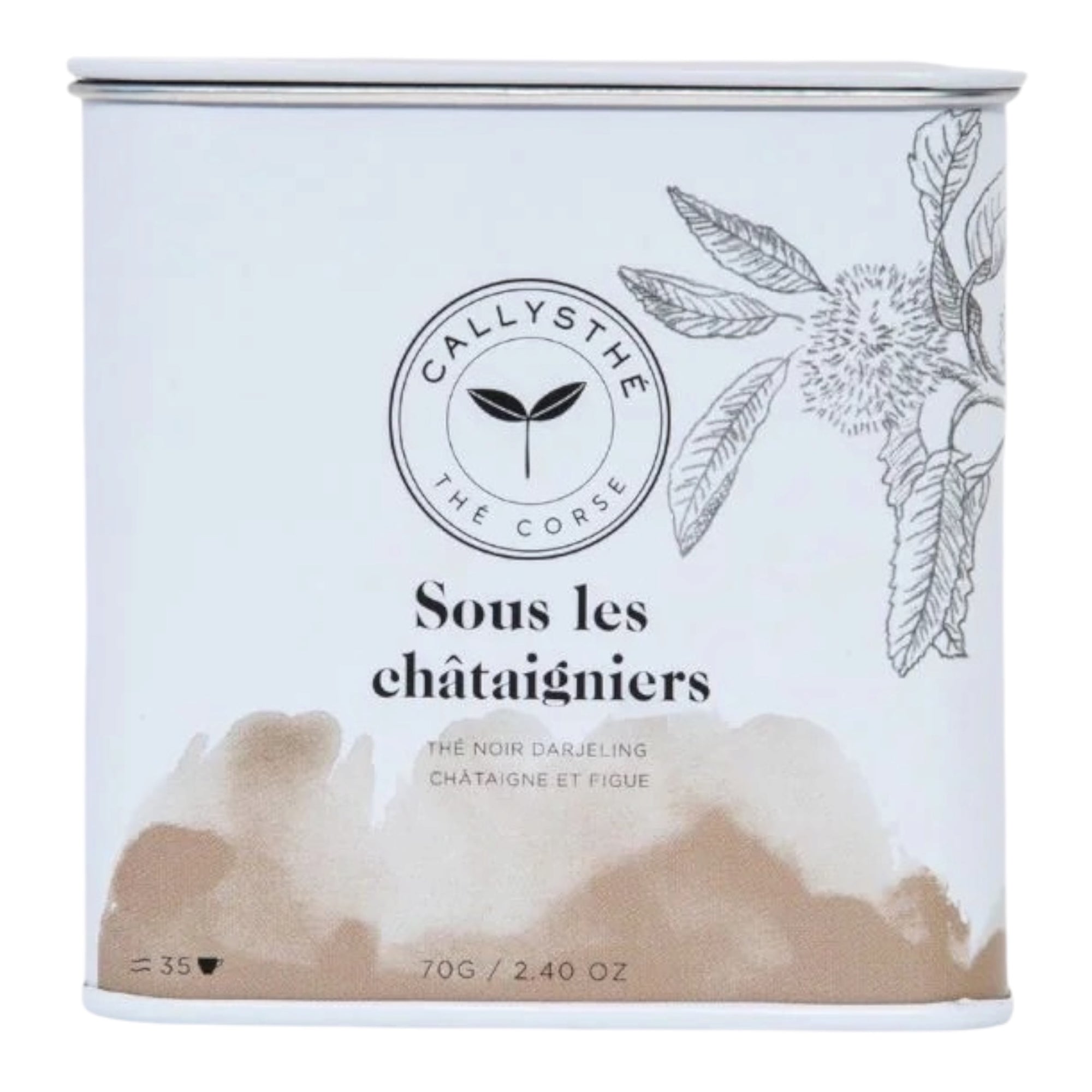 Sous les Châtaigniers Thé Noir Darjeeling Callysthé 70g