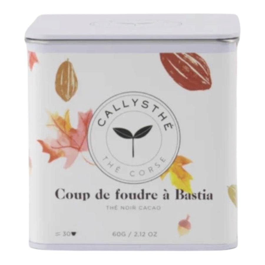 Coup de Foudre à Bastia Thé Noir Cacao & Népita Corse Callysthé 70g