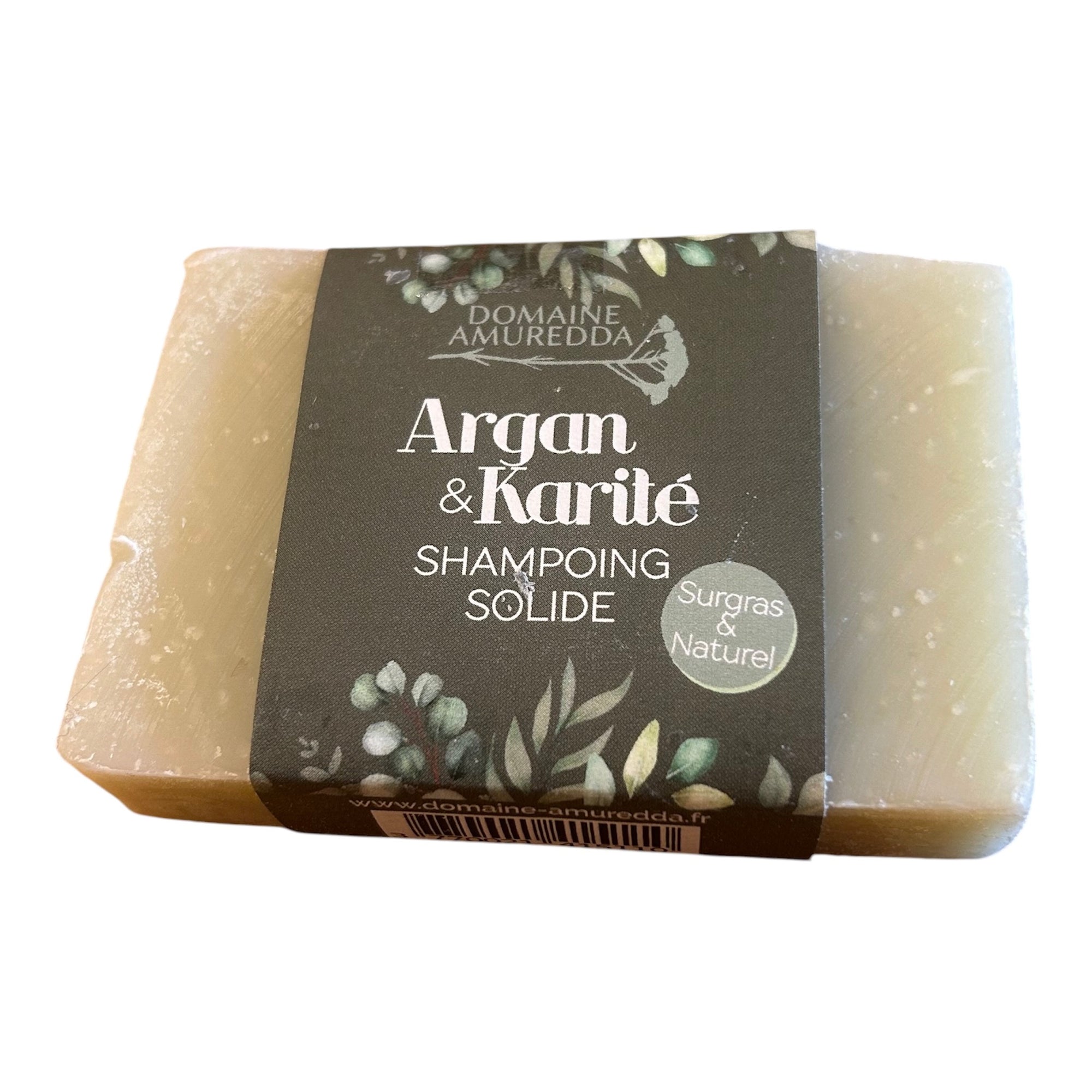 Shampooing solide Argan & Karité de Domaine Amuredda 100g