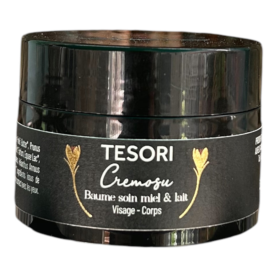 Baume soin miel & Lait de jument  visage et corps Cremosu TESORI 30ml