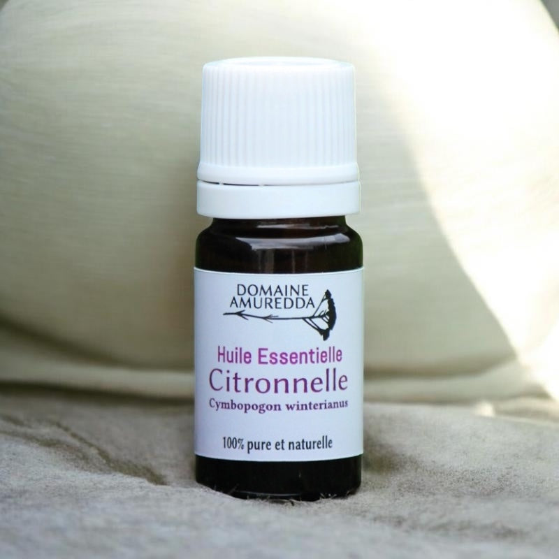Huile Essentielle de Citronnelle de Corse Bio | Naturelle & Distillée en Corse 5ml