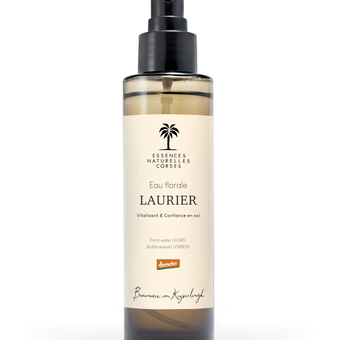 Eau florale de Laurier Noble de Corse en Biodynamie de Essences naturelles Corses 100ml
