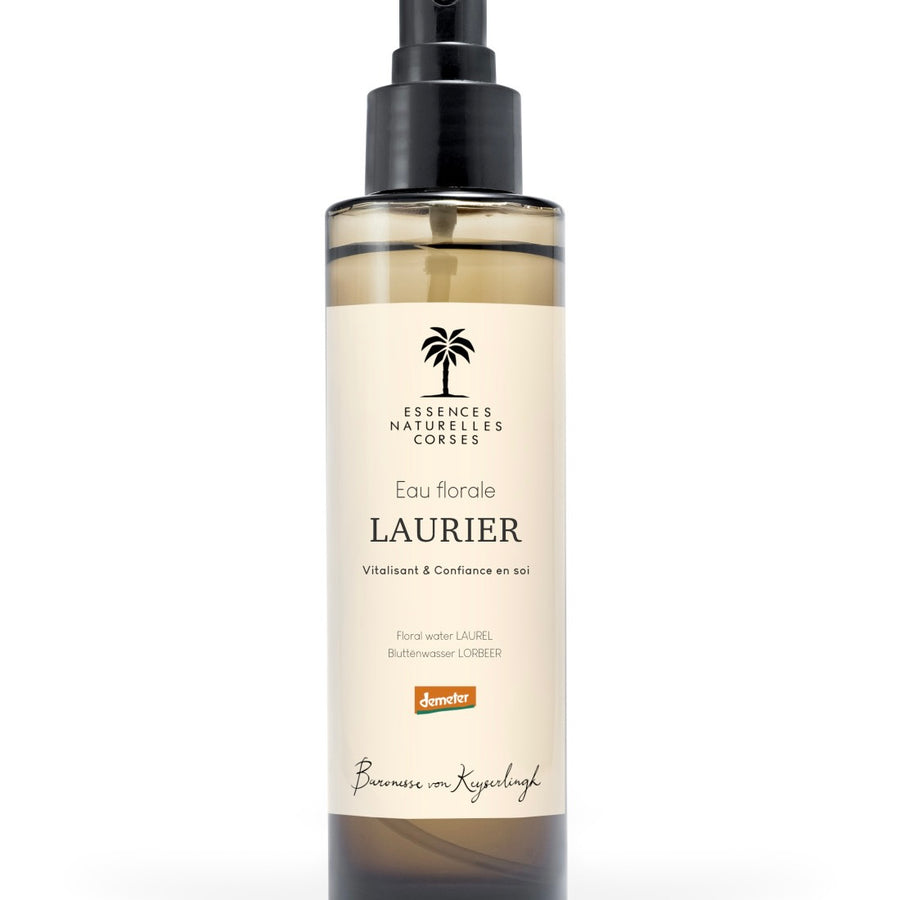 Eau florale de Laurier Noble de Corse en Biodynamie de Essences naturelles Corses 100ml