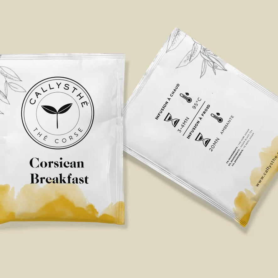 Corsican Breakfast thé noir assam de Callysthé 20 sachets