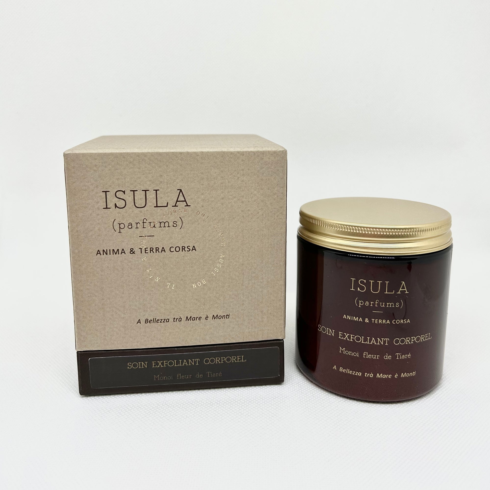 Gommage corps MonoÏ, Fleur de Tiaré de Isula Parfums