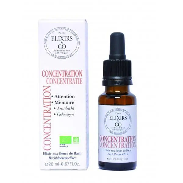 Fleurs de Bach Elixir composé Bio CONCENTRATION