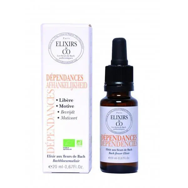 Fleurs de Bach Elixir composé Bio DÉPENDANCES