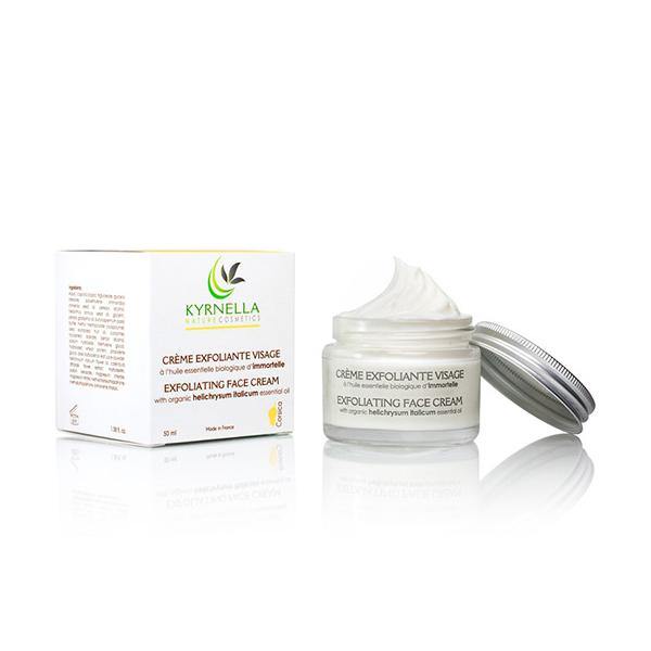 Exfoliante Visage à l'huile essentielle d'Immortelle - KYRNELLA 50ml