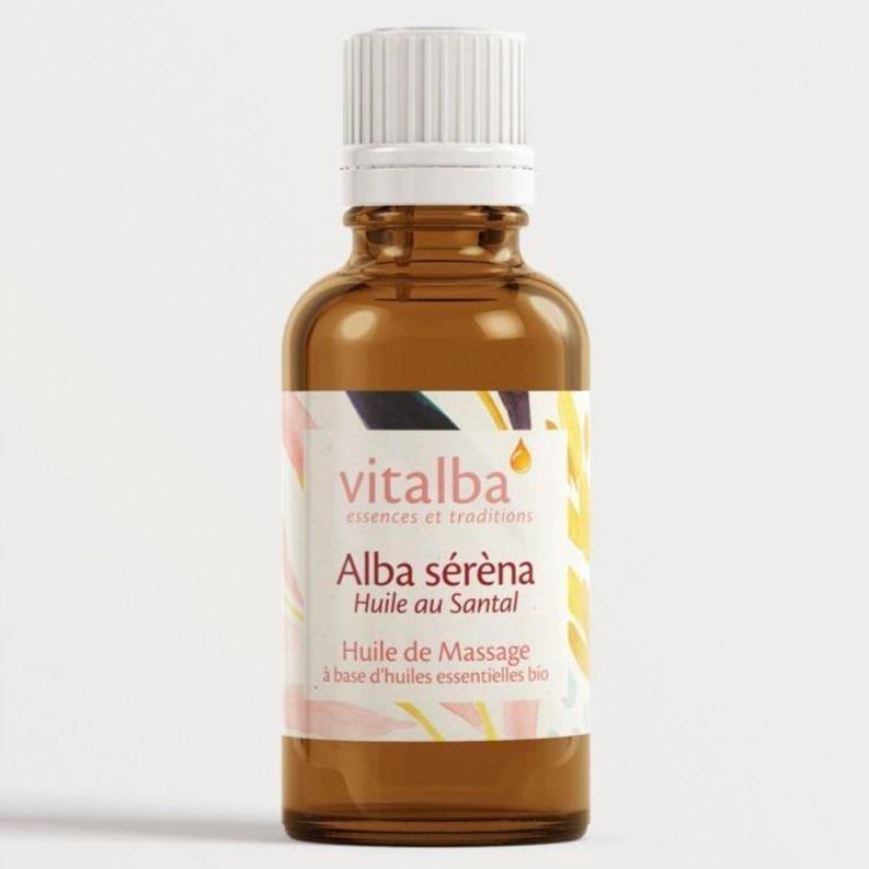 Huile de massage au Santal, Vitalba