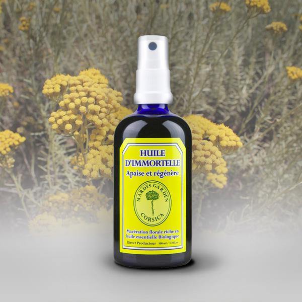 Huile d'Immortelle de Corse Régénère et Apaise - MARDYS