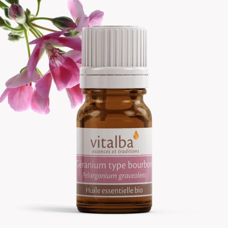 Géranium huile essentielle Bio - Vitalba
