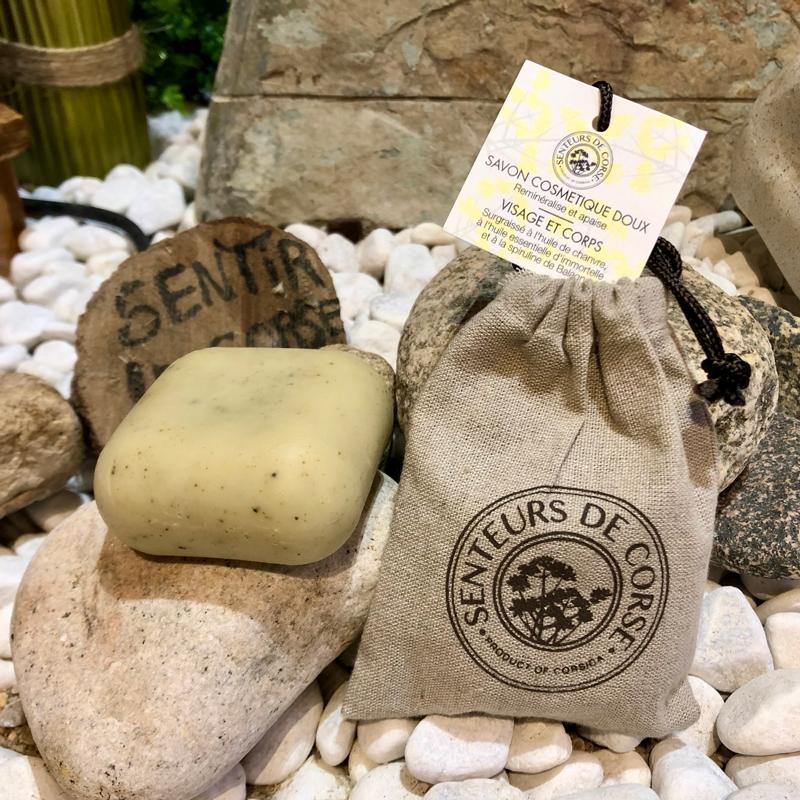 Savon à l'Immortelle et à la Spiruline Corse - SDC